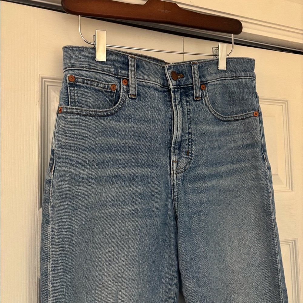 MADEWELL The Perfect Vintage Crop Jeans with Raw Hem - Picture 6 of 11
